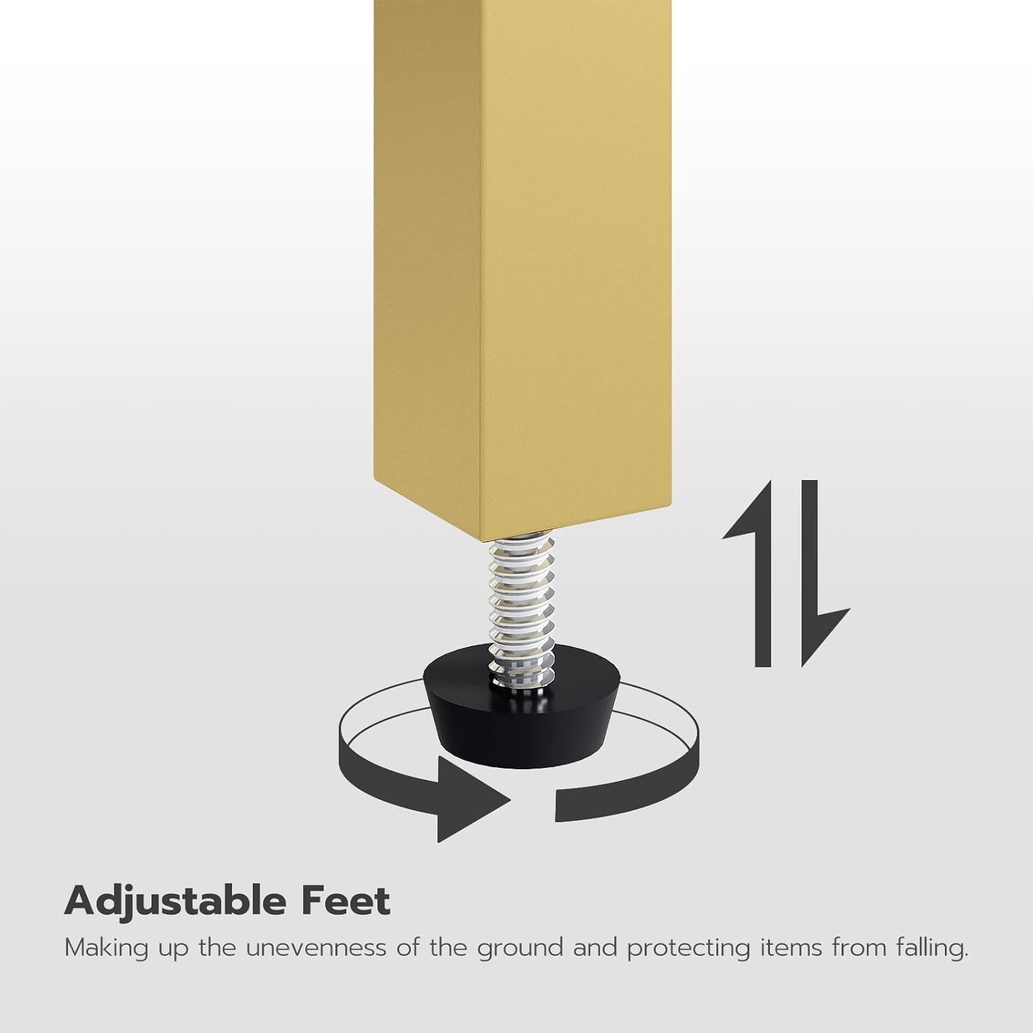 Tempered Glass Console Table Slim Gold Frame for Entryway & Living Room