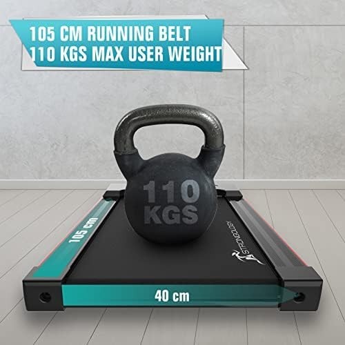 Slimline Home Office Treadmill 560W Ultra Quiet LED Display Bluetooth