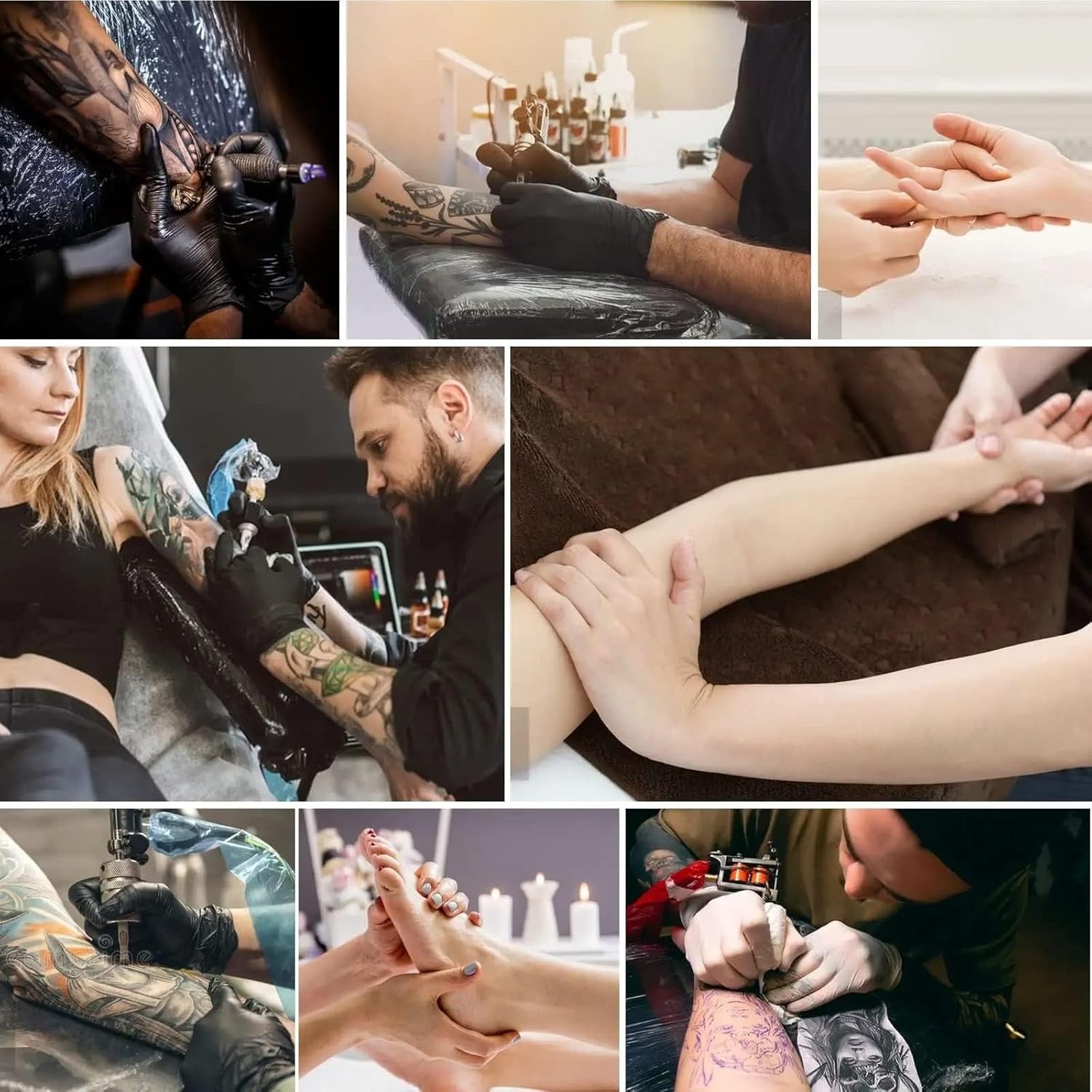Tattoo Armrest Stand Adjustable Height Tilt Padded Support with Storage Board