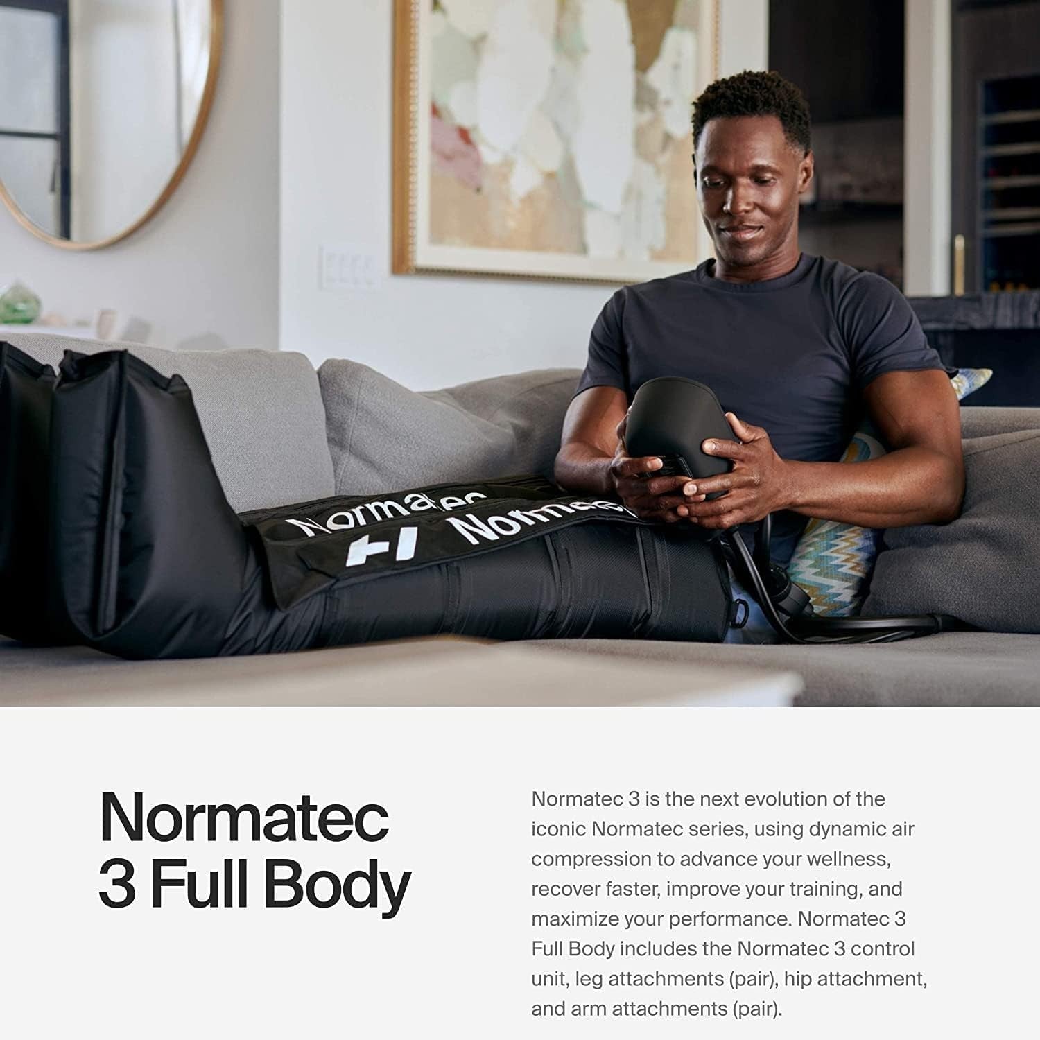 Full Body Compression Recovery System for Legs, Hips & Arms with Bluetooth