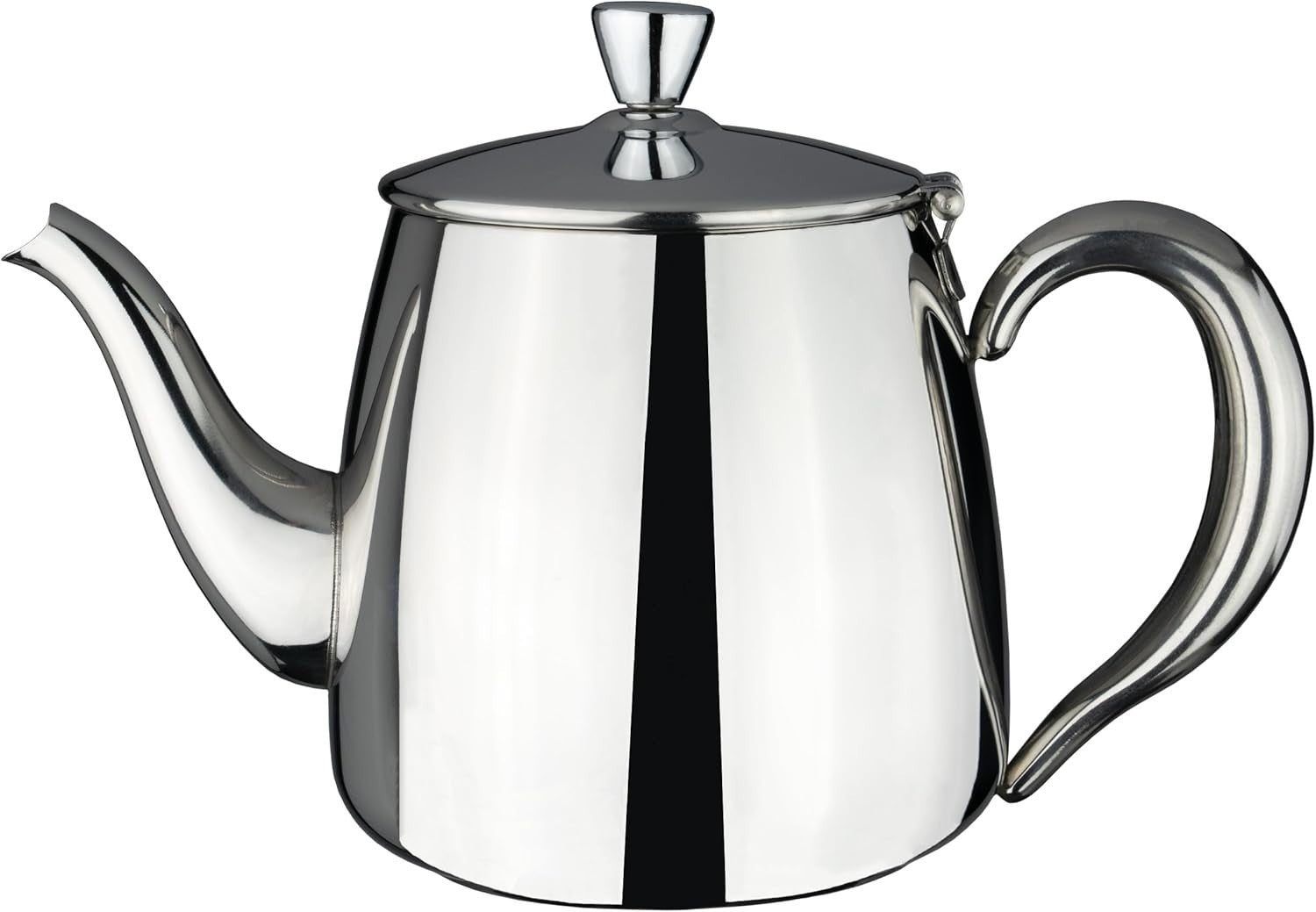 Stainless Steel Teapot 24oz Mirror Finish Tea Pot Cool Touch Handle