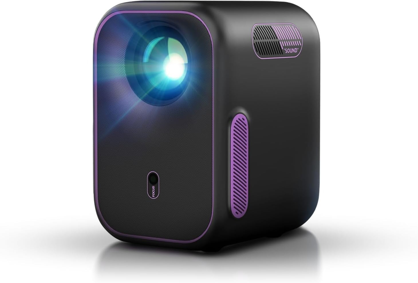 1080P Smart Mini Projector Google TV WiFi Bluetooth 4K Dolby Audio