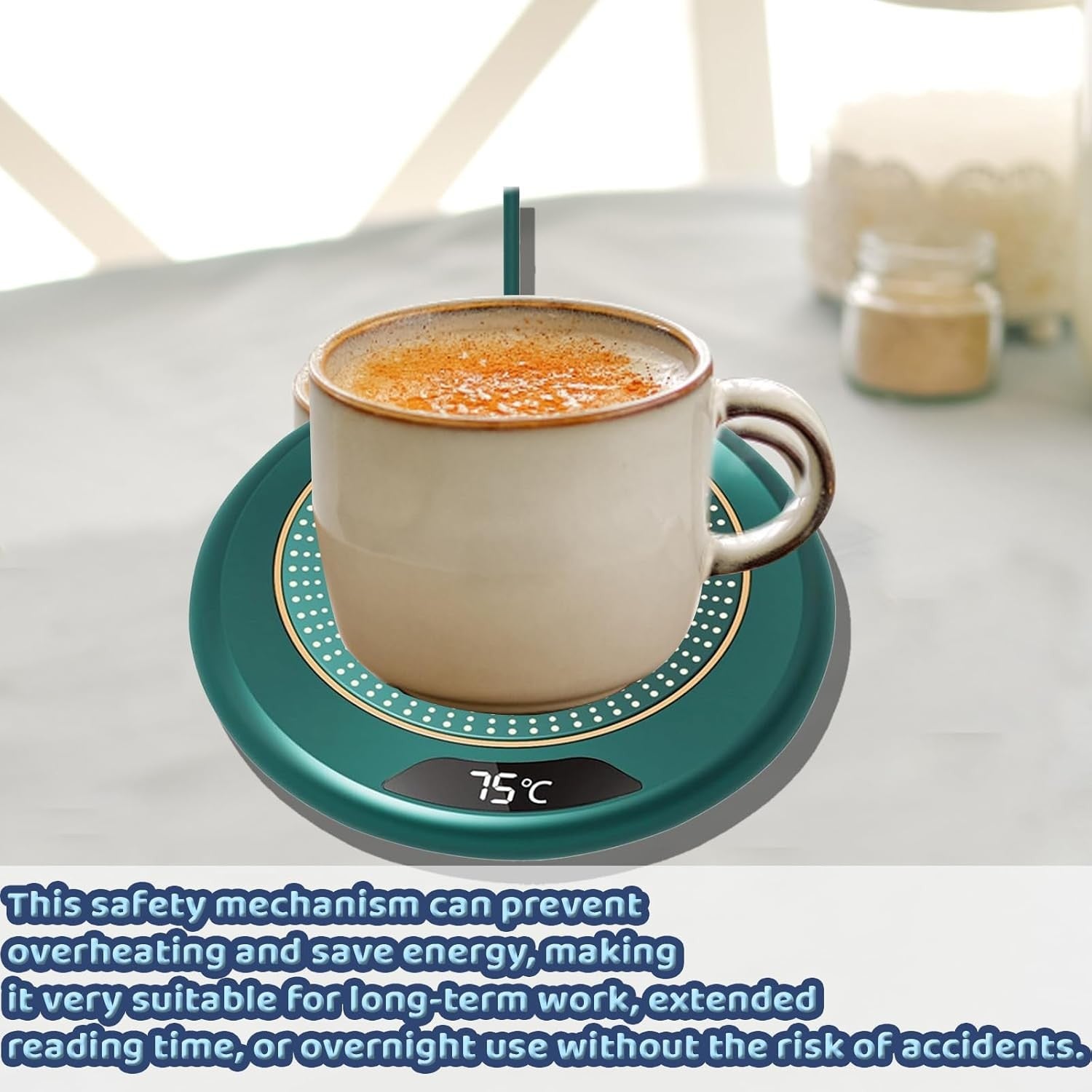 Coffee Mug Warmer 3 Speed Desk Cup Heater Touch Control