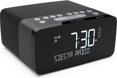 DAB DAB+ FM Alarm Clock Bluetooth Qi Wireless Charging Bedside