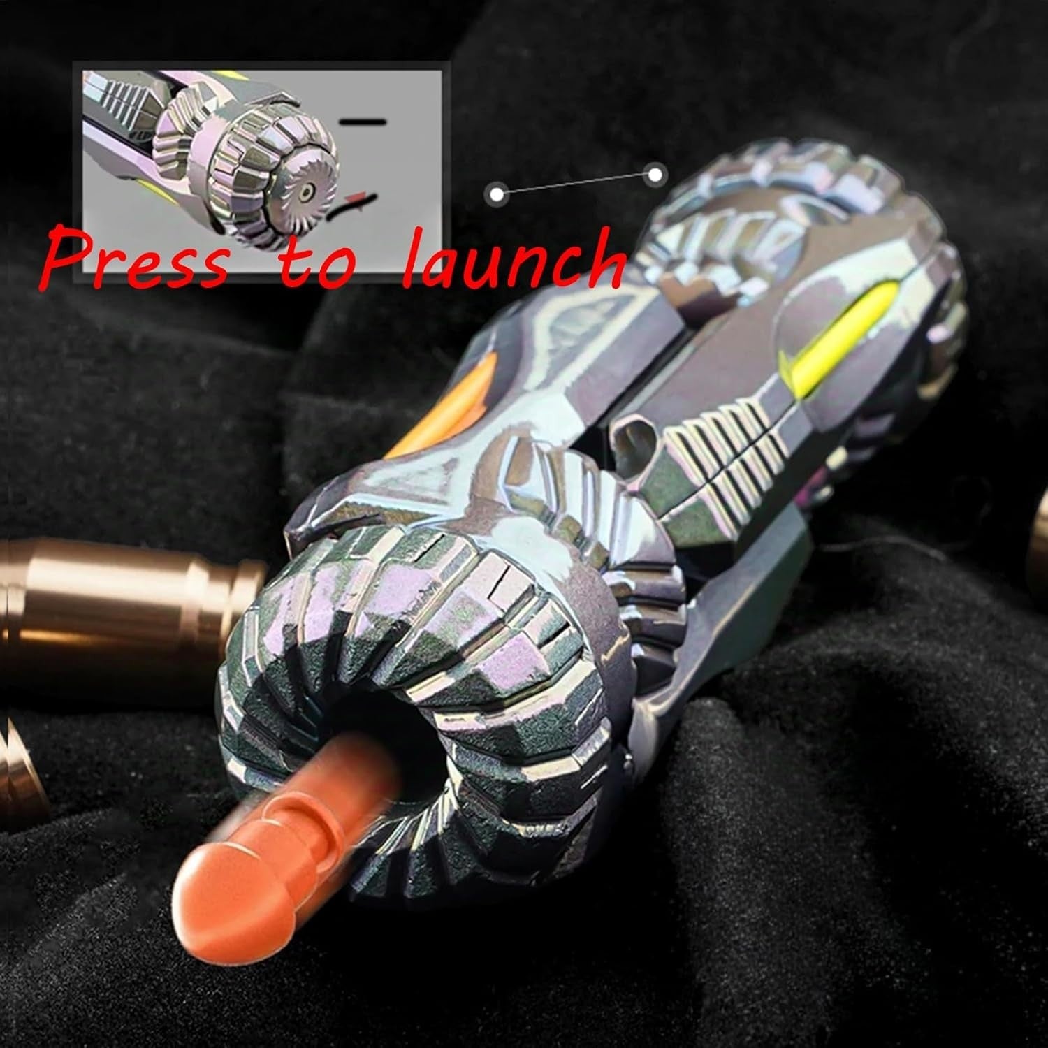Executive Alloy Fidget Gadget Spinner Clicker Slider Stress Relief