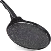 30cm Non-Stick Crepe & Pancake Pan Induction Gas Electric Tawa Cool-Touch Handle