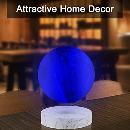 Levitating 3D Moon Lamp 16 Colors Magnetic Marble Base Night Light