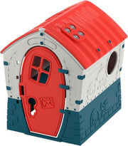 Kids Plastic Playhouse Indoor Outdoor Garden House UV Resistant Age 2+