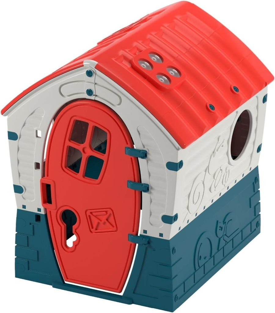 Kids Plastic Playhouse Indoor Outdoor Garden House UV Resistant Age 2+