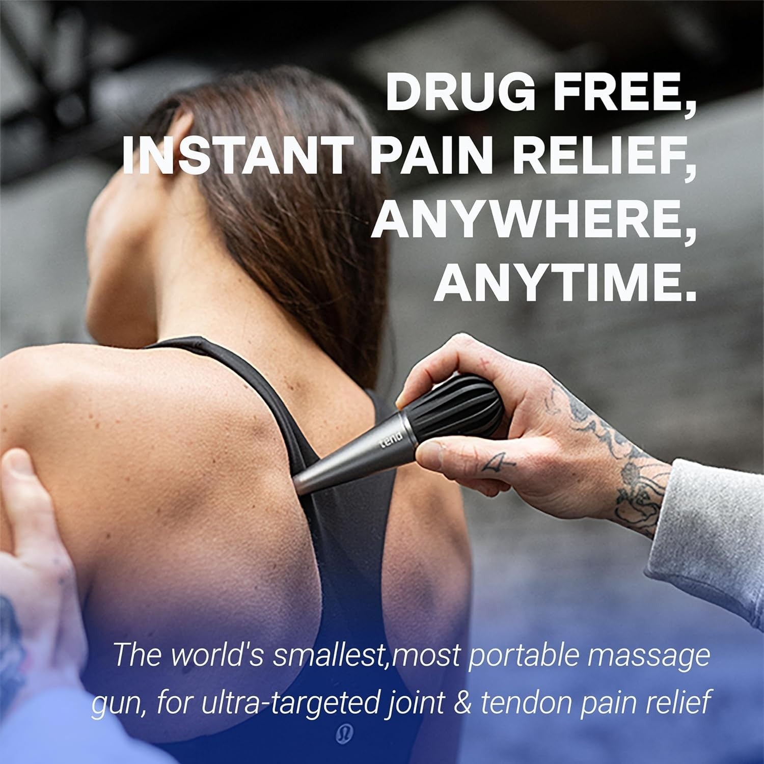 Ultra-Targeted Portable Deep Tissue Massager | Rechargeable Pain Relief Tool