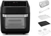 12L Air Fryer Oven Rotisserie 1700W Digital LED 8 Presets Accessories XL