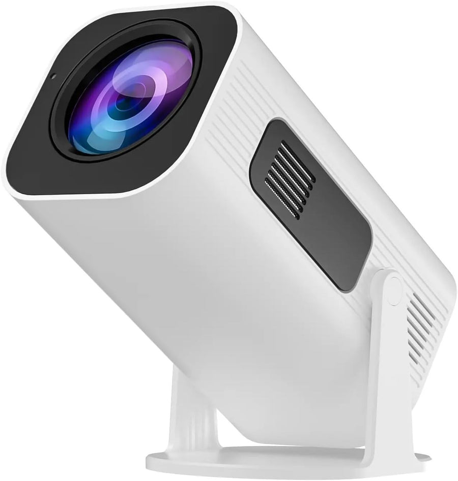 Mini 4K Smart Projector 1080P Android TV WiFi Bluetooth 180° Stand