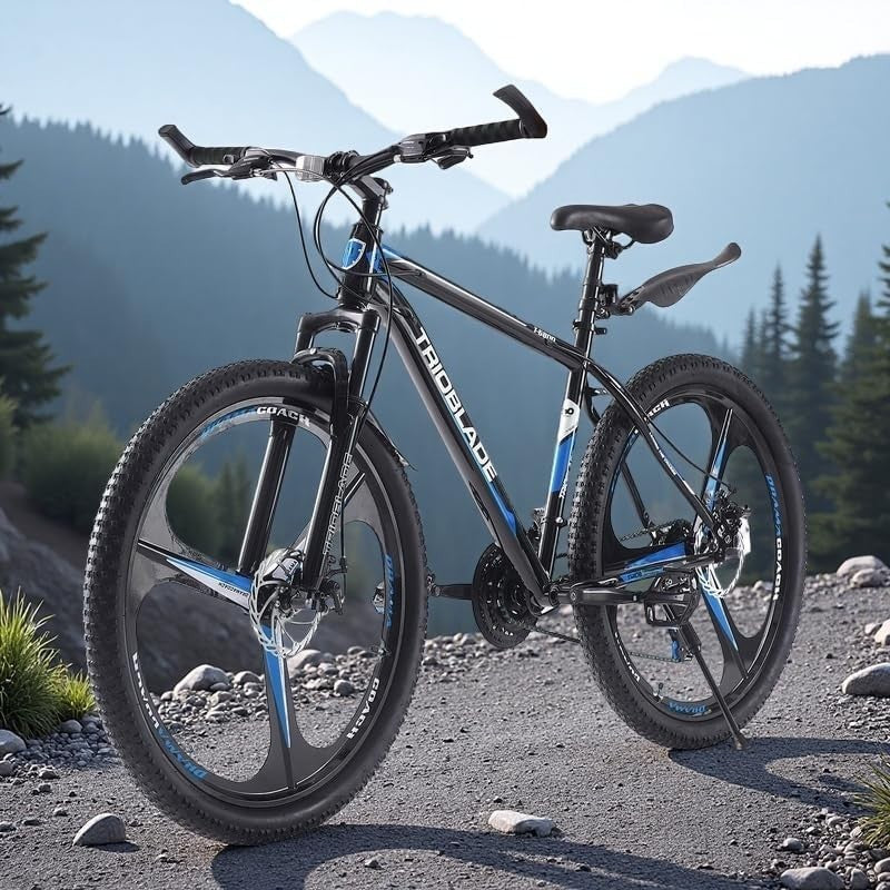 27.5” Mountain Bike 21-Speed Dual Disc Brake Lightweight Adult Off-Road MTB