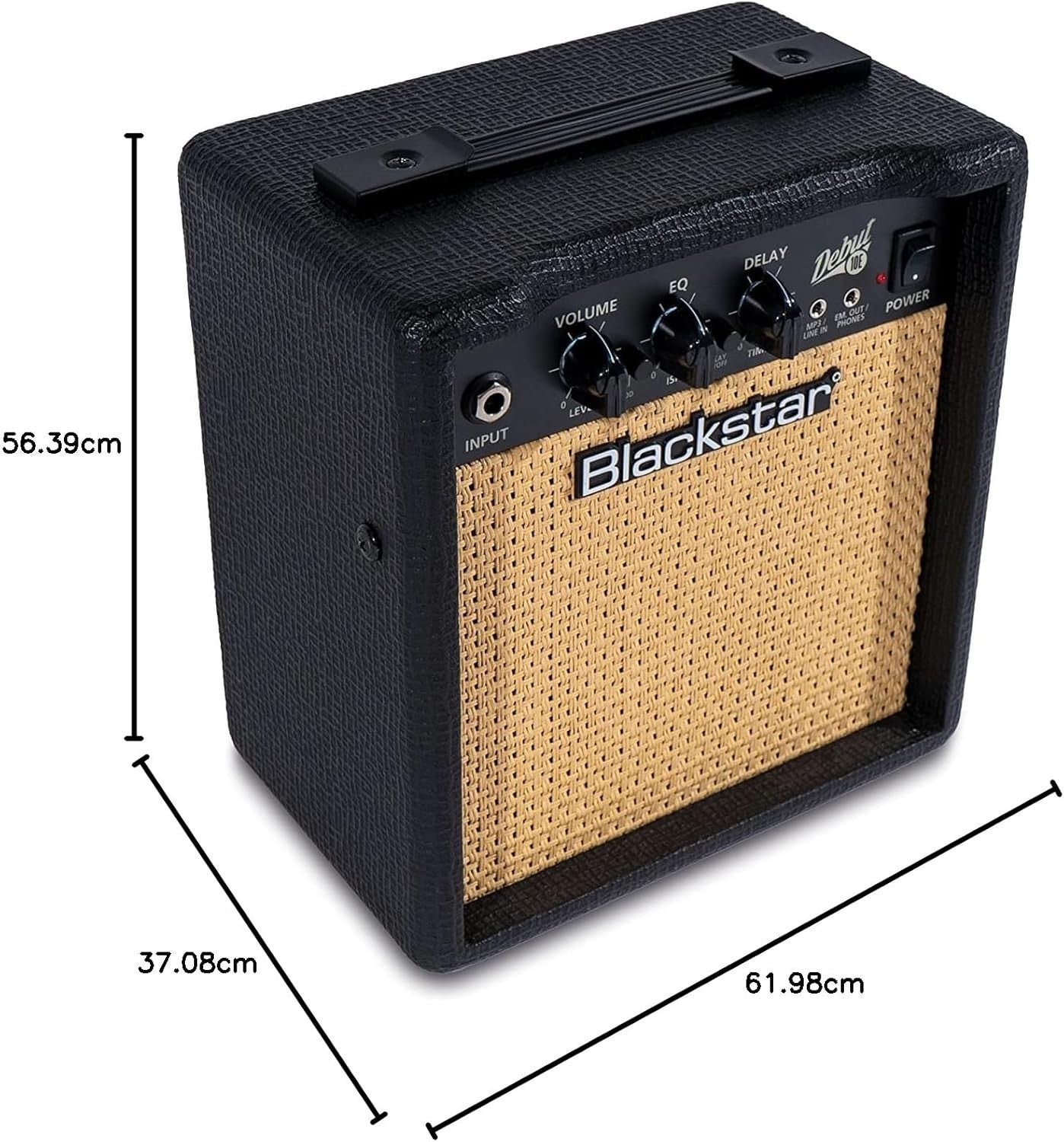 Debut 10E Guitar Amplifier 10W Practice Amp with Delay & MP3 Playback