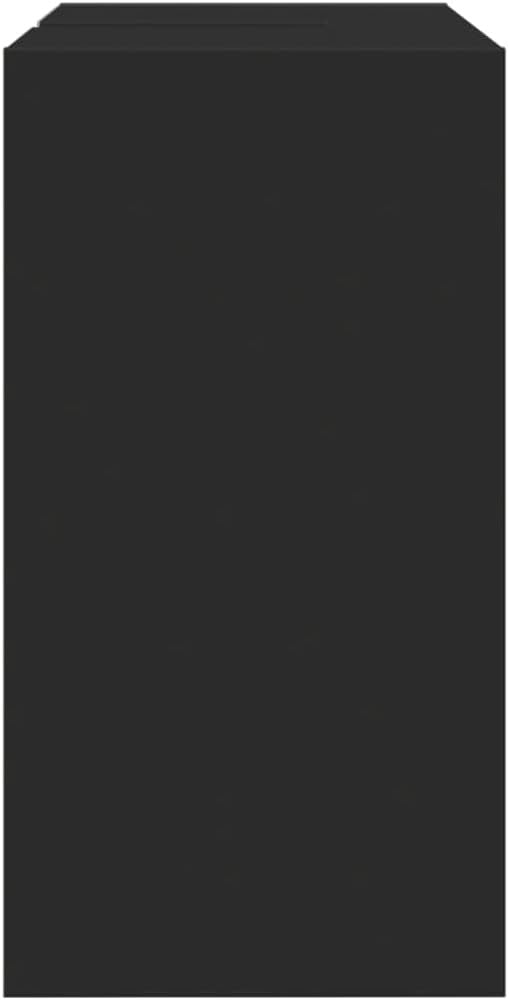 Black Bathroom Sink Cabinet 63x29x55cm Modern Under Basin Storage Unit Shelves