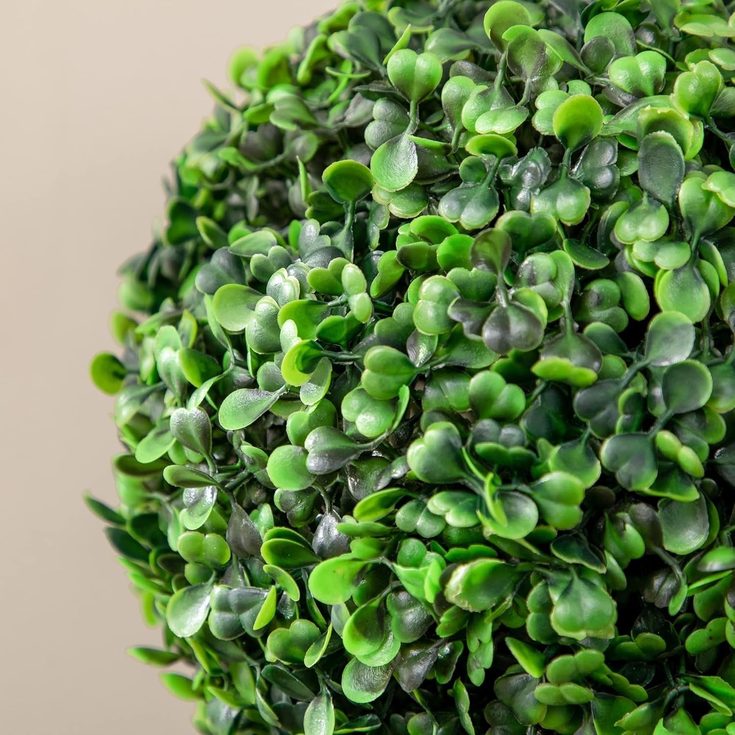 Set of 2 60cm Boxwood Topiary Ball Trees in Pots Realistic Artificial Plants