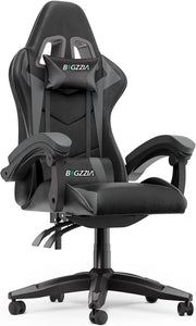 Ergonomic Gaming Chair Grey Reclining Adjustable Office PC Seat