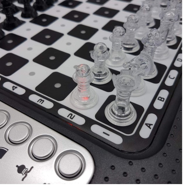 Electronic Chess Set with Touch Keyboard | 64 Levels | Light & Sound Effects