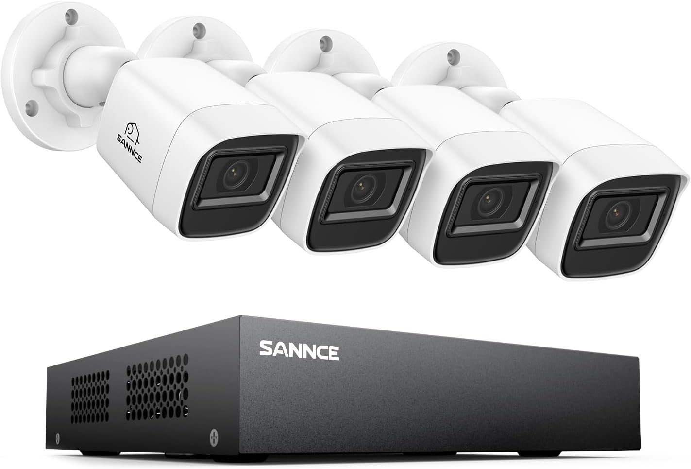 1080P CCTV Security Camera System 8CH DVR Motion Detection No HDD