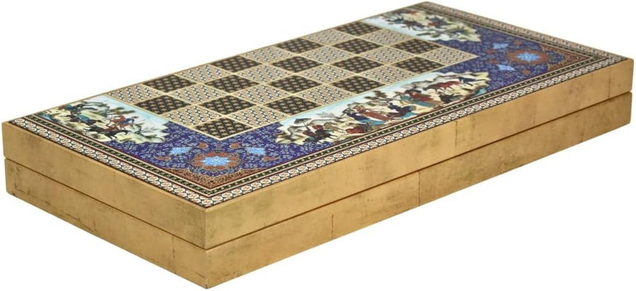 Luxury Wooden Backgammon Set 20” Large Classic Board Game Family Gift