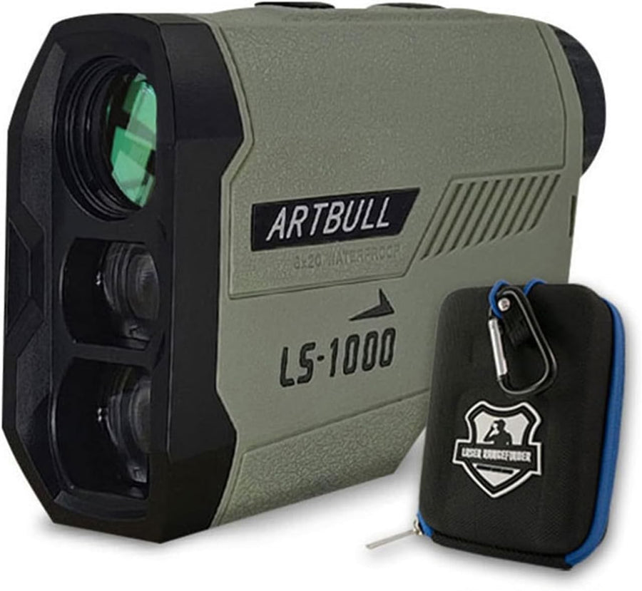 Golf Laser Rangefinder 1000m Flag Lock 6X Magnification Outdoor