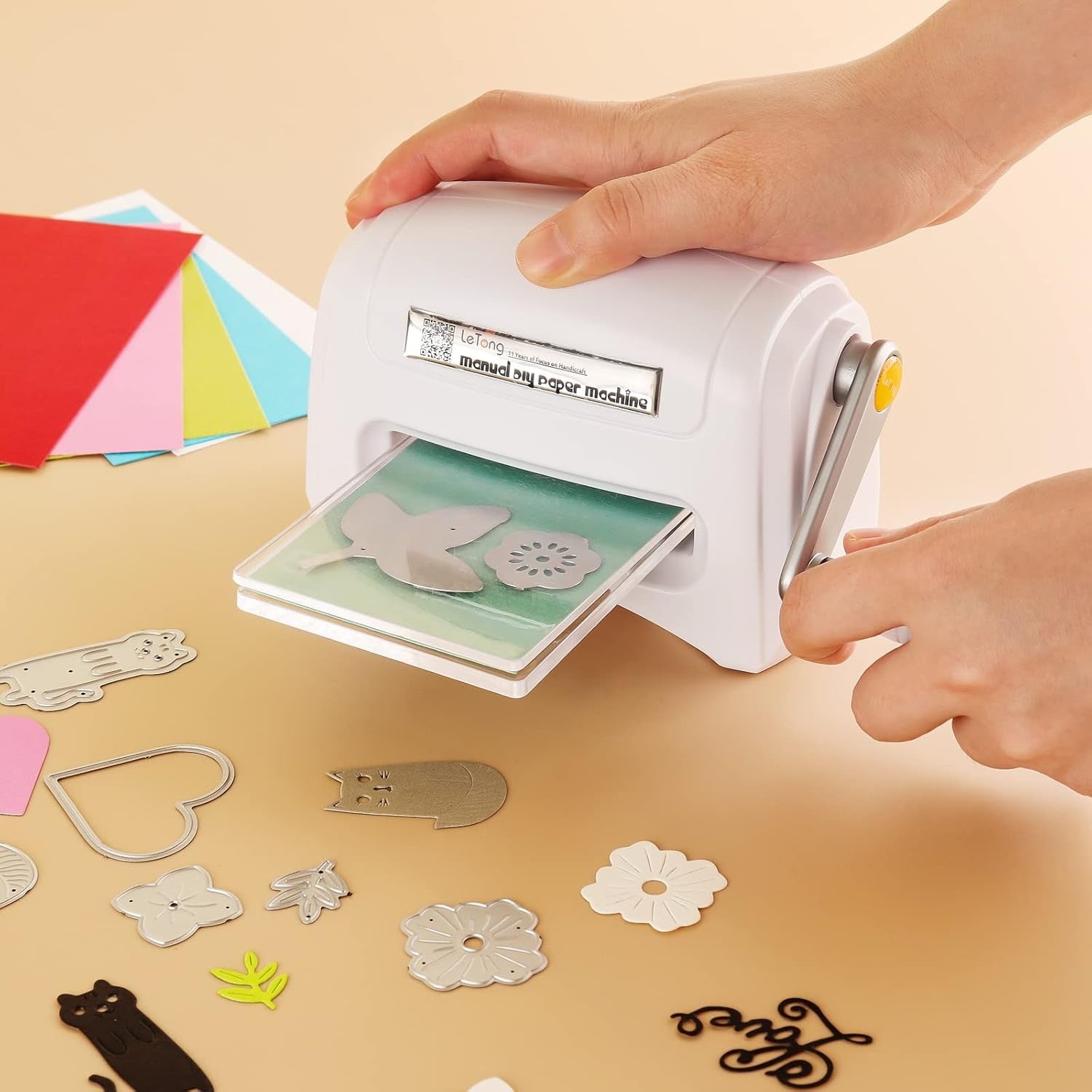 Mini Die Cutting Machine Manual Embossing Paper Card Scrapbooking Crafts