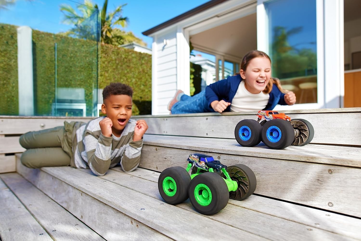 All-Terrain 4WD RC Monster Truck | Drives on Water & Walls | Off-Road Racing Toy