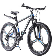 26" Mens Mountain Bike 21-Speed Disc Brakes Shock Absorber Bicycle