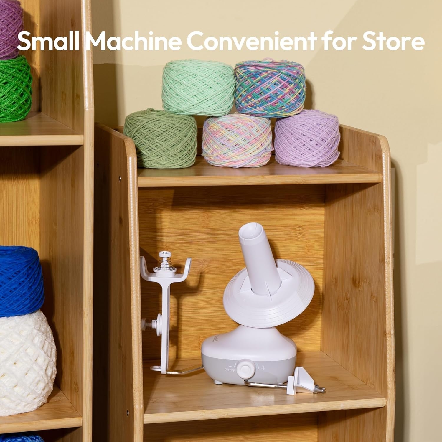 Electric Yarn Winder Wool Ball Winder with Adjustable Speed for Knitting