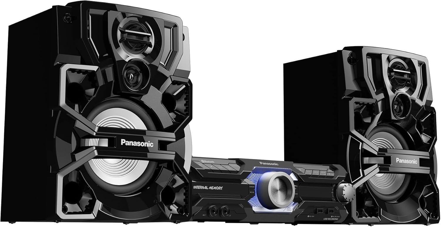 2000W Bluetooth Hi-Fi Speaker System Wireless Mega Bass Karaoke 3-Way Audio