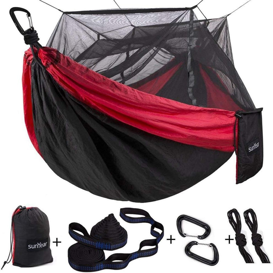 Camping Hammock with Mosquito Net | 2-Person Outdoor Hammock Tent | Lightweight