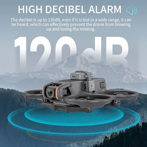 Anti-Lost Drone Alarm Buzzer 120dB GPS Tracker LED Light for Mini 4 Pro Avata 2