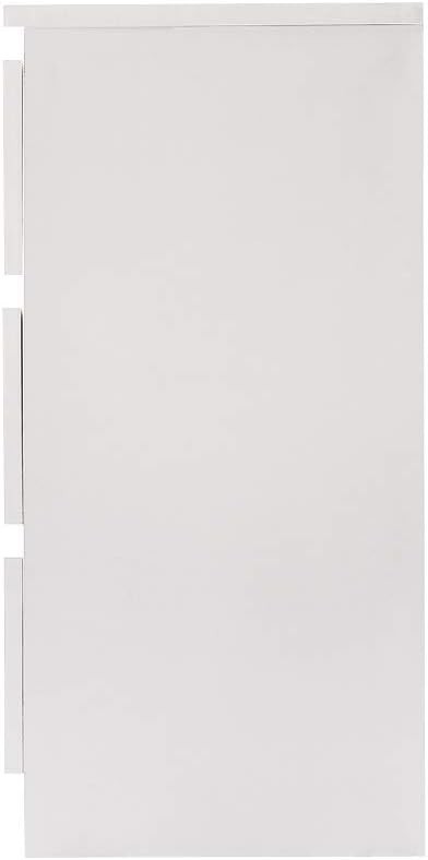 Modern White 6-Drawer Chest Storage Cabinet – Bedroom, Hallway, Living Room