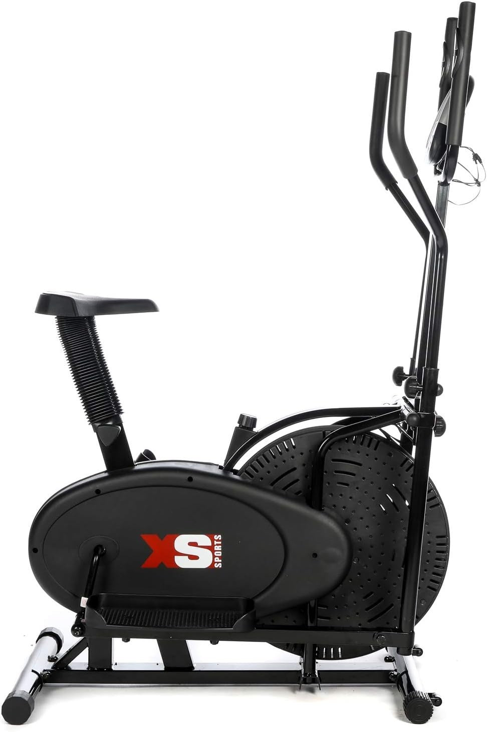 2-in-1 Elliptical Cross Trainer & Exercise Bike Seated Cardio Home Gym