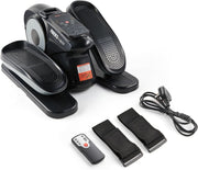Under Desk Elliptical Pedal Exerciser for Seniors, 12-Speed, Portable & Quiet