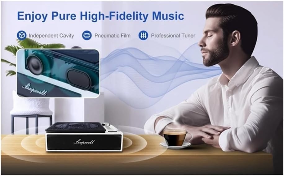 Portable CD Player Bluetooth Speaker FM Radio USB Optical Rechargeable
