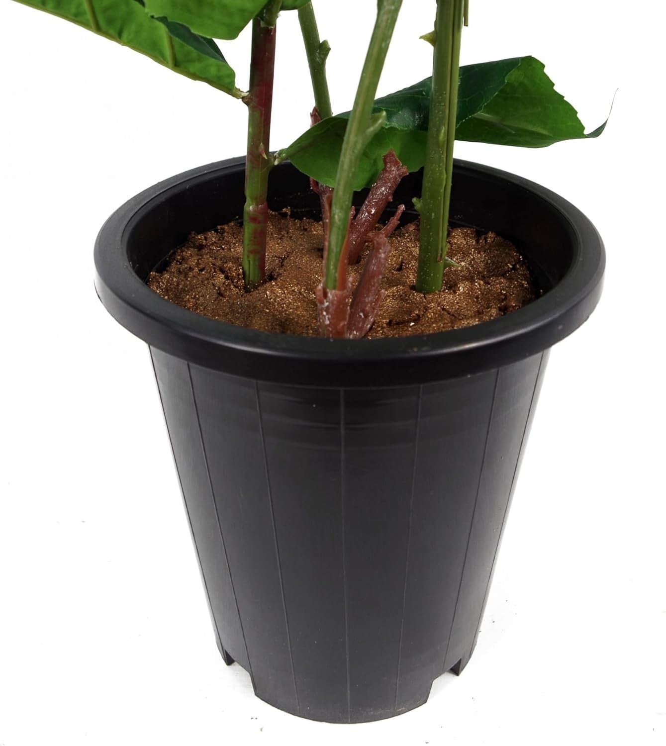 90cm Artificial Hydrangea Flower Plant in Weighted Pot Blue Floral Home Decor