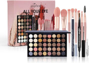 All In One Makeup Set 40 Colour Palette Gift Kit with Brushes