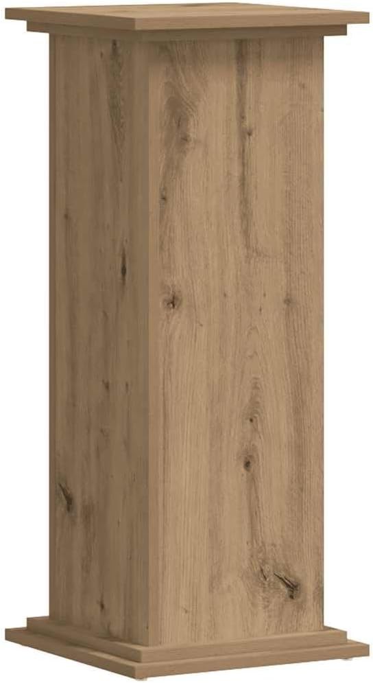 Tall Oak Wood Plant Stand 33x33x80cm Indoor Display Pedestal Table Home Décor