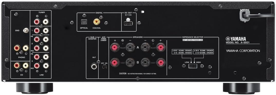 A-S501 Integrated Stereo Amplifier 2-Channel 120W Digital Input Bluetooth