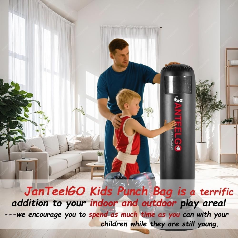Inflatable Kids Boxing Punch Bag 59" Karate MMA Training Toy