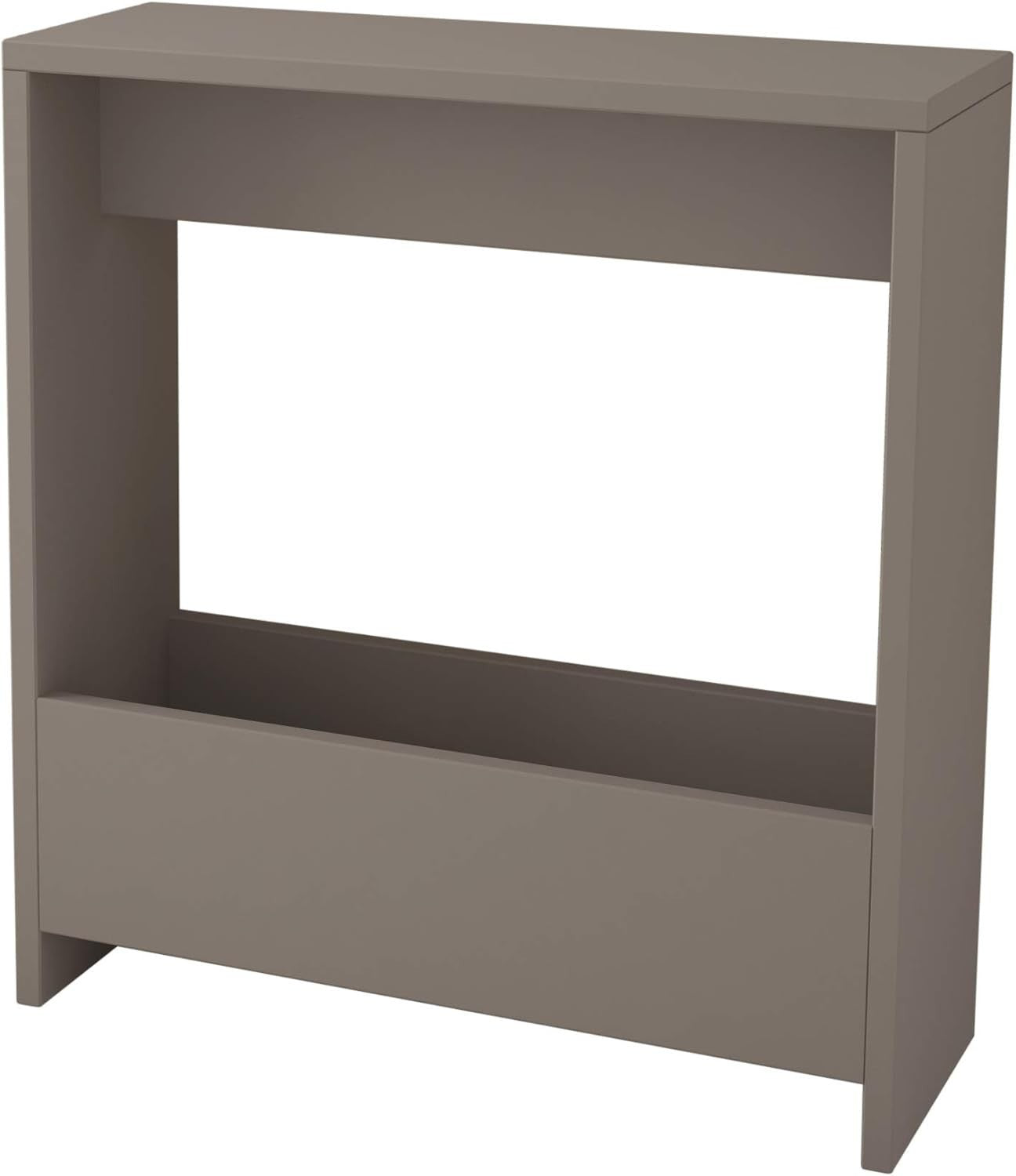 Space-Saving Side Table with Magazine Rack – Stylish Storage & Small Footprint