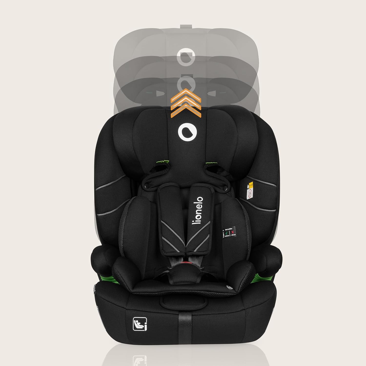 i-Size Child Car Group 1/2/3 9–36kg Adjustable Headrest Side Protection