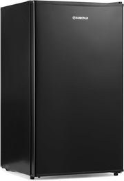88L Undercounter Beer & Drink Fridge LED Solid Door Black Compact