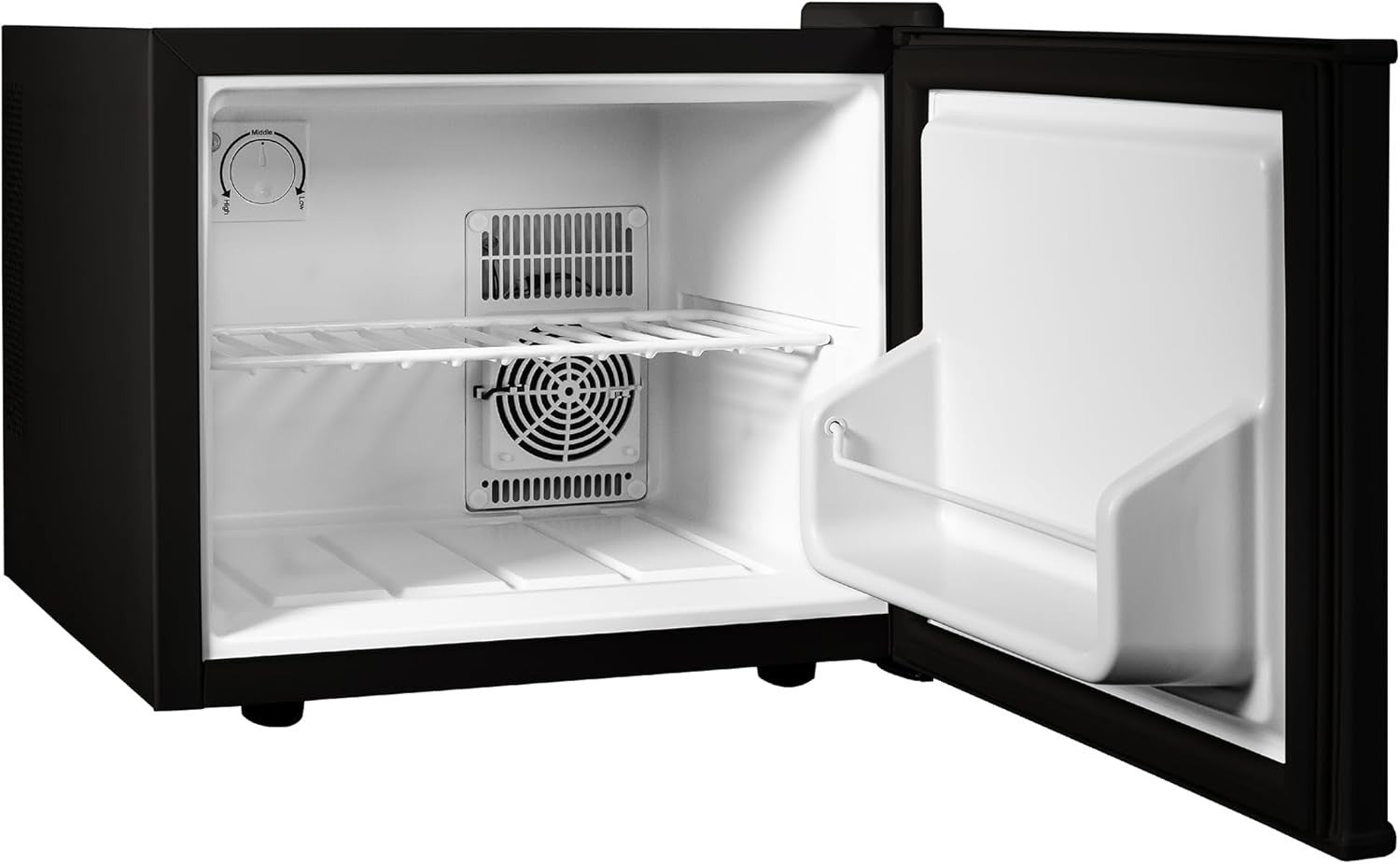 17L Mini Cooler Portable Thermoelectric Compact Fridge Manual Temp Black