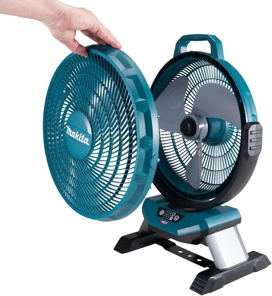 40V Max Portable Jobsite Fan – 3-Speed AC/DC Adjustable Tilt Heavy Duty Blue