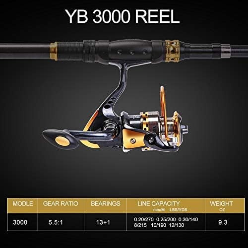 Telescopic Fishing Rod Spinning Reel Combo Travel Kit Saltwater Freshwater