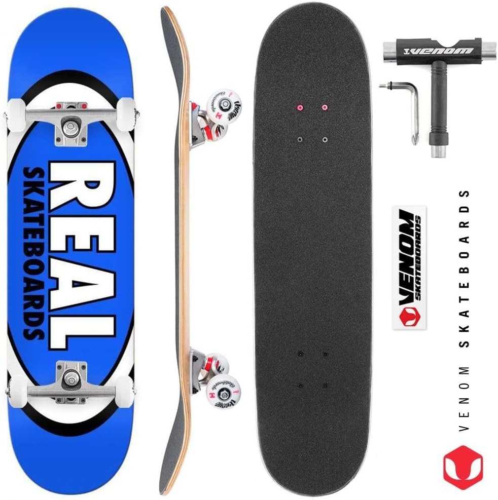 Classic Oval 8.5 Blue Complete Skateboard Street Deck