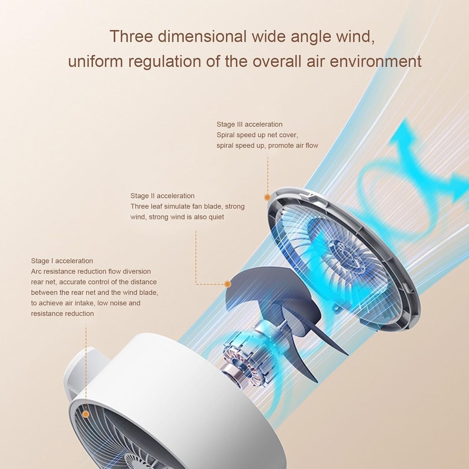 Quiet Adjustable Standing Fan – 4-Speed Remote Control Oscillating Floor Fan