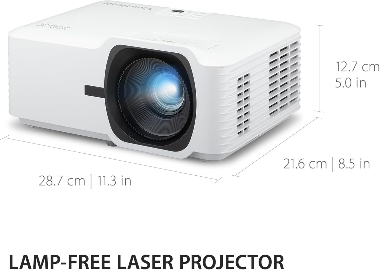 Laser Installation Projector 5000 ANSI Lumens WXGA 300” Display